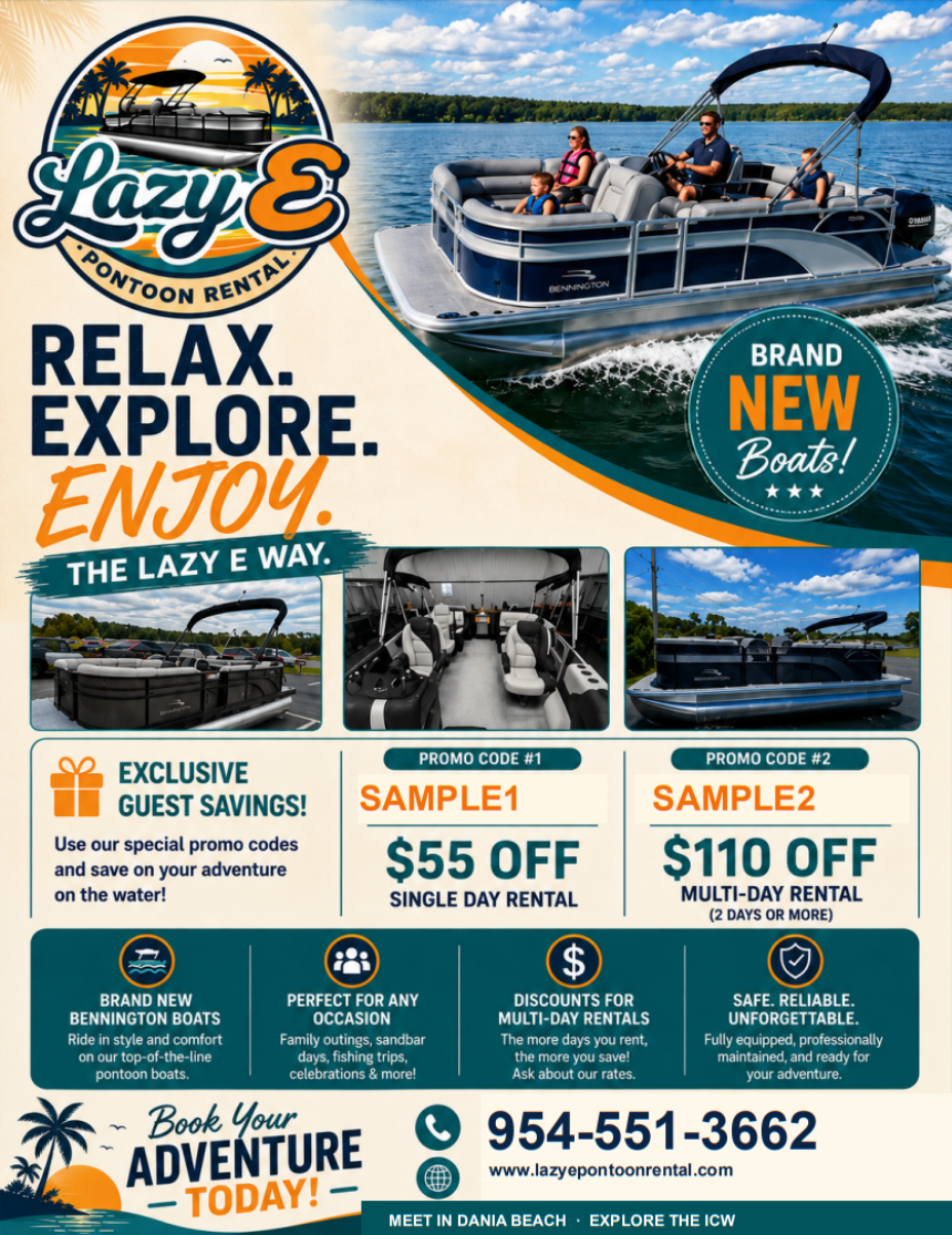 lazy e flyer